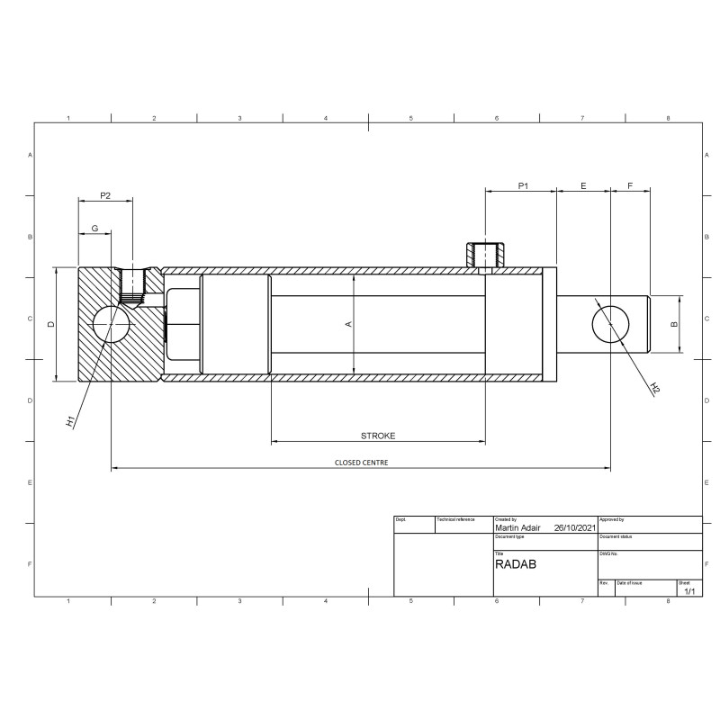 DOUBLE ACTING 50X80X300