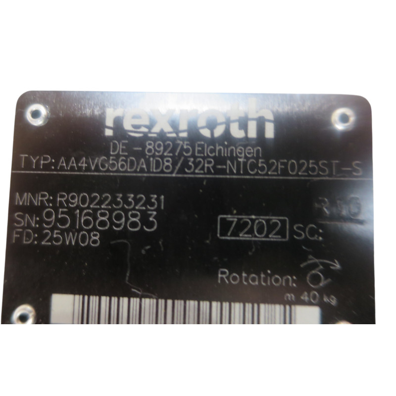 POMPA HYDRAULICZNA BOSCH REXROTH R902233231 AA4VG56DA1D8/32R-NTC52F