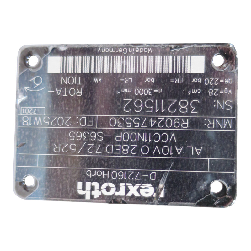 POMPA HYDRAULICZNA BOSCH REXROTH R902475530 ALA 36074774 51.06650-7012