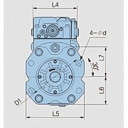 POMPA HYDRAULICZNA K5V80DT-1PER-9N1J-V POMPA HYDRAULICZNA K5V80DT-1PER-9N1J-V