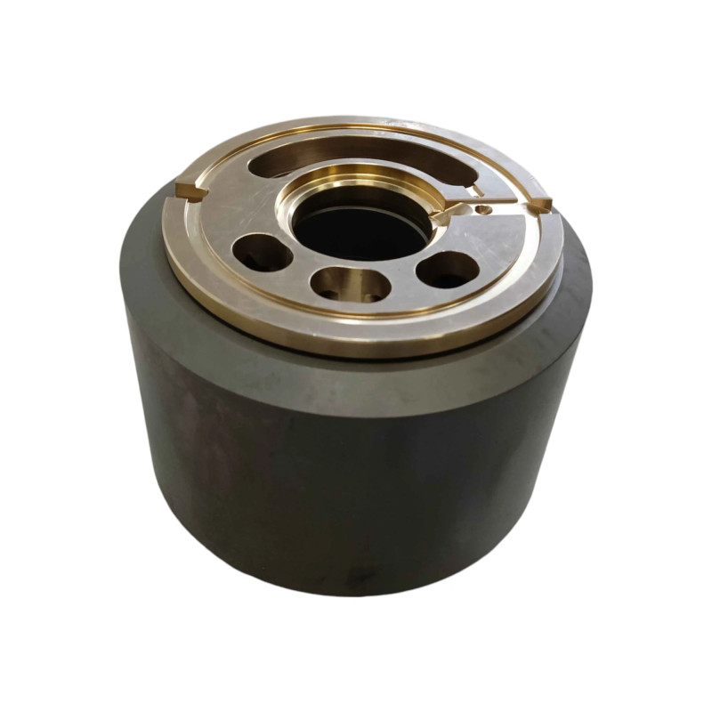 CYLINDER Z TARCZĄ ZAWOROWĄ POMPY  HYDRAULICZNEJ K3V112 K3V112DT LEWY LH DOOSAN JCB HITACHI NEW HOLLAND
