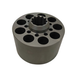 CYLINDER Z TARCZĄ ZAWOROWĄ POMPY  HYDRAULICZNEJ K3V112 K3V112DT LEWY LH DOOSAN JCB HITACHI NEW HOLLAND