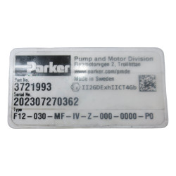SILNIK HYDRAULICZNY PARKER F12-030-MF-IV-Z-000-0000-P0