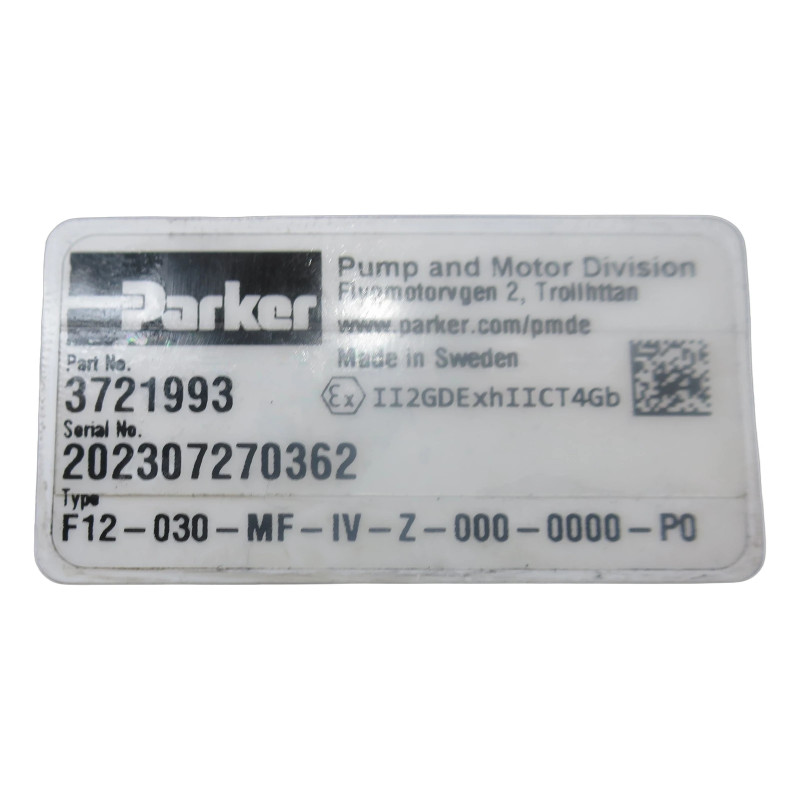 SILNIK HYDRAULICZNY PARKER F12-030-MF-IV-Z-000-0000-P0