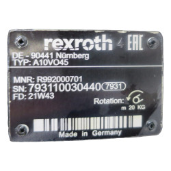 POMPA HYDRAULICZNA BOSCH REXROTH R992000701 ALA10VO45DFR1