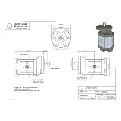 SILNIK HYDRAULICZNY ZAMIENNIK NA: 1510MA2A1BB