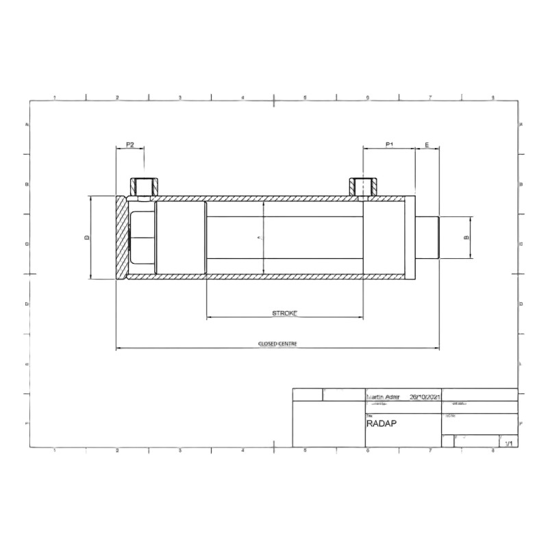 DWUSTRONNEGO DZIAŁANIA 50X80X400