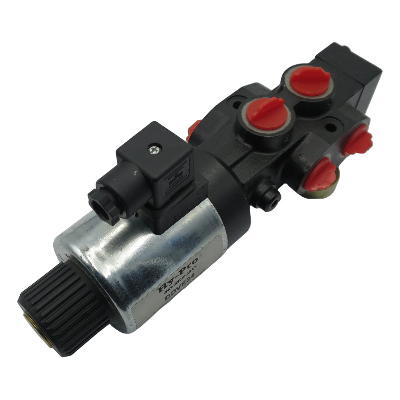 PODWÓJNY PRZEŁĄCZNIK 1/2 BSP 24 V, 6 PORTÓW