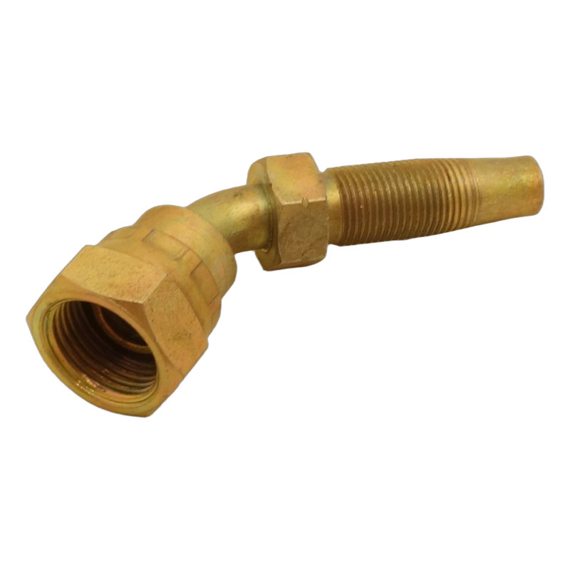ZŁĄCZKA HYDRAULICZNA 5/8 BSP 45° DO WĘŻA 1/2 R/U ZŁĄCZKA HYDRAULICZNA 5/8 BSP 45° DO WĘŻA 1/2 R/U