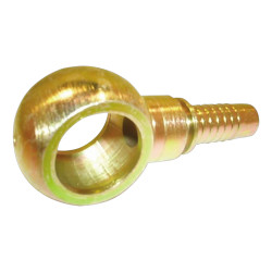 KOŃCÓWKA OCZKOWA OCZKO WĘŻA HYDRAULICZNEGO  18mm DO WĘŻA 1/2 SWA