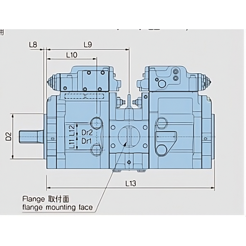 POMPA HYDRAULICZNA K5V80DTP1JLR-9N35-1     without Double Gear Pump