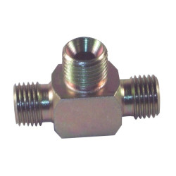 Trójnik 1/4 x 1/4 x 3/8 BSP M/M/M