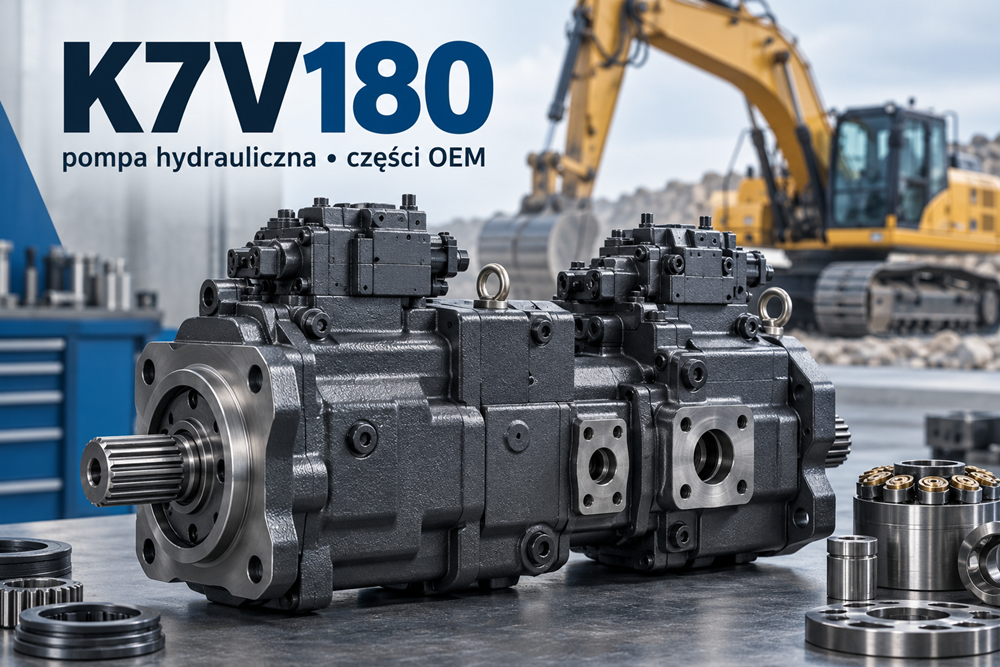 Kawasaki K7V180 – części, numery OEM CAT i zastosowanie
